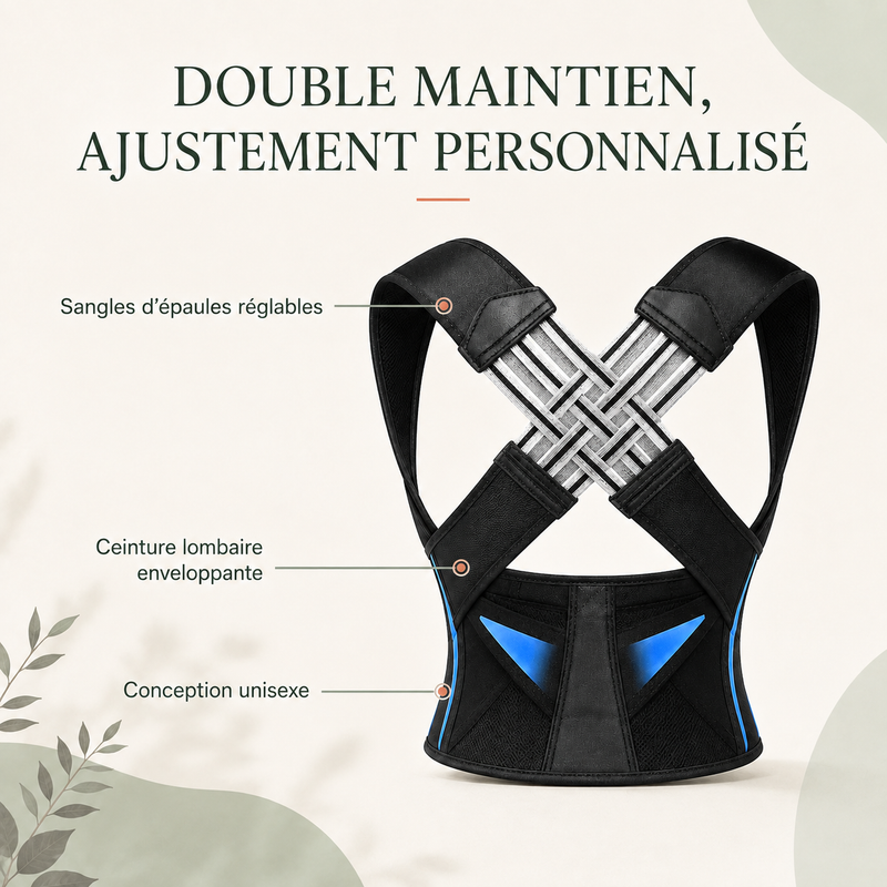 PostureFit Pro Zénolya – Maintien dorsal réglable – visuel du produit 7
