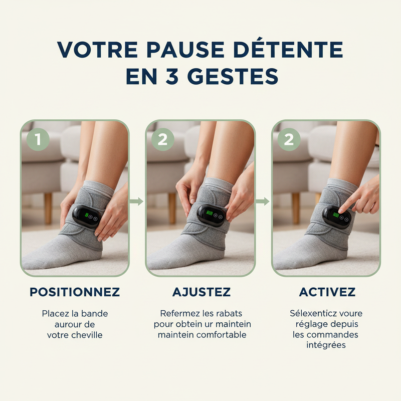 AnkleRelax Zénolya – Votre pause détente en 3 gestes