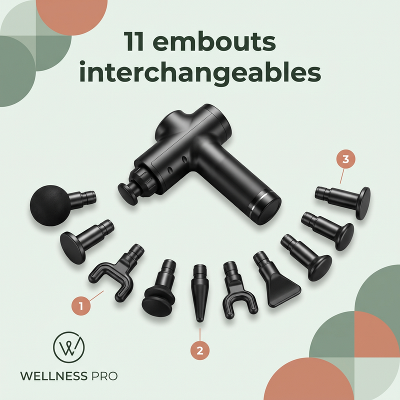 11 embouts interchangeables