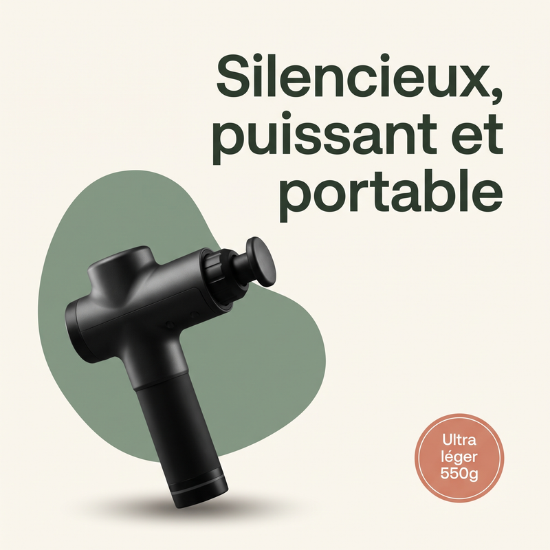 Silencieux, puissant et portable — Ultra léger 550g