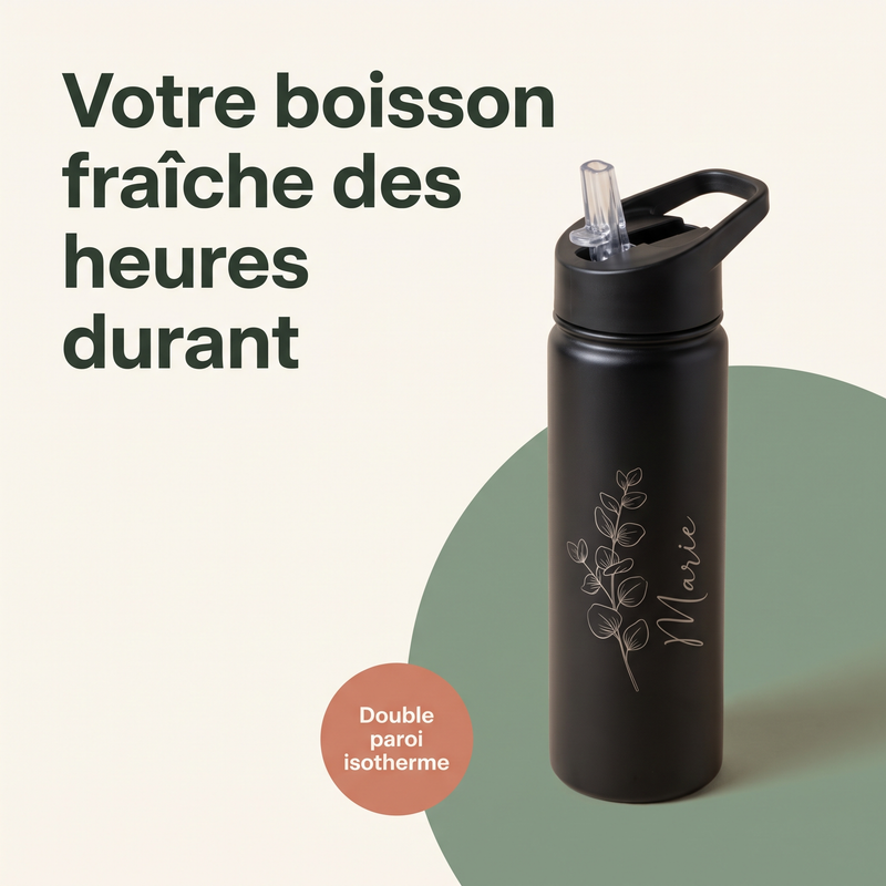 Votre boisson fraîche des heures durant — Double paroi isotherme