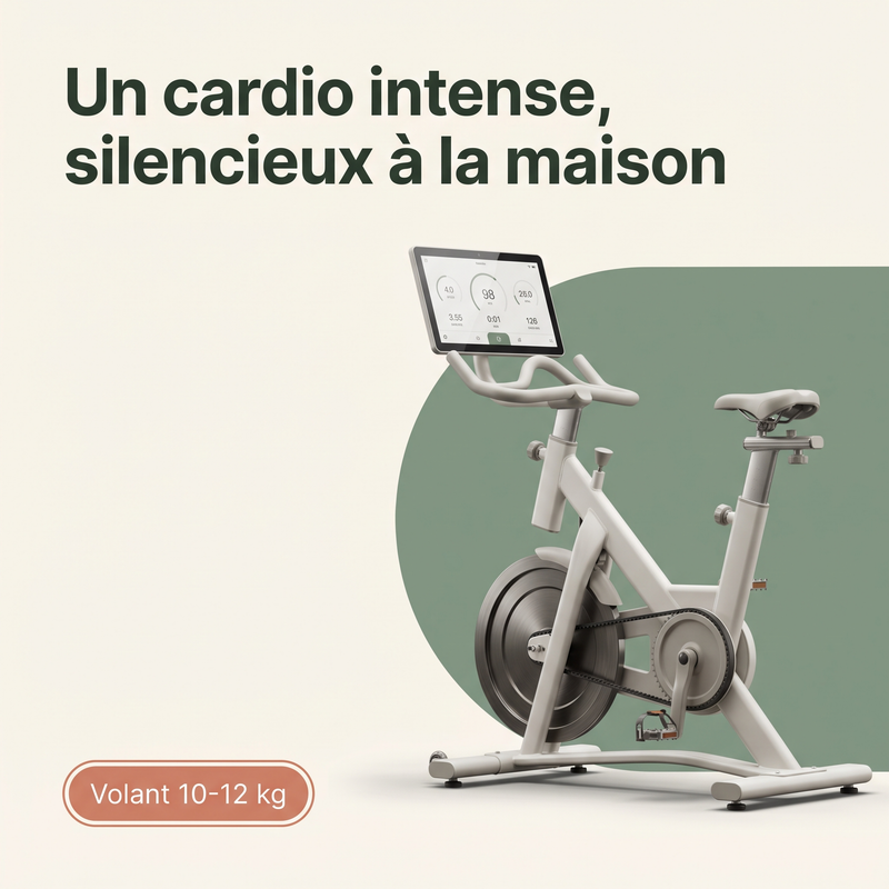 Un cardio intense, silencieux à la maison — Volant 10-12 kg