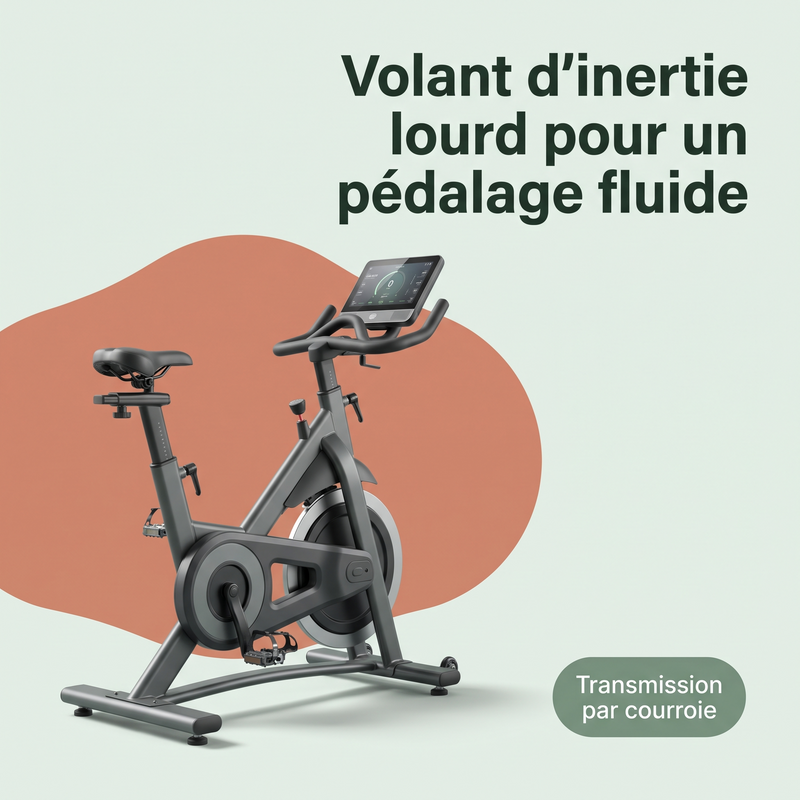 Volant d'inertie 10-12 kg — Cardio silencieux à la maison
