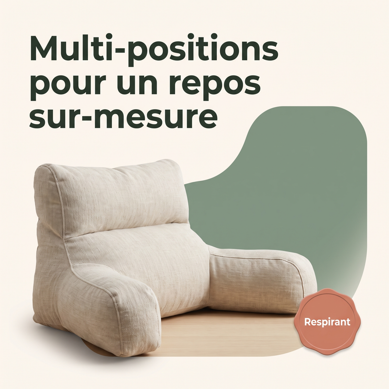Multi-positions pour un repos sur-mesure — Respirant