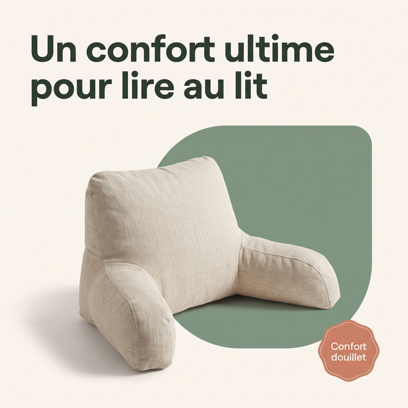 Un confort ultime pour lire au lit — Confort douillet