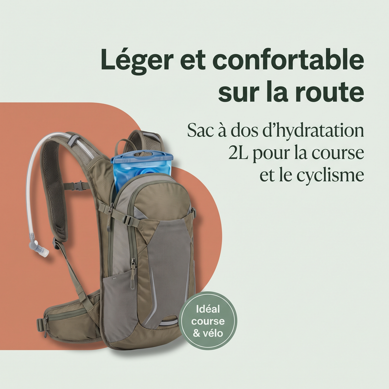 Léger et confortable sur la route — Idéal course & vélo