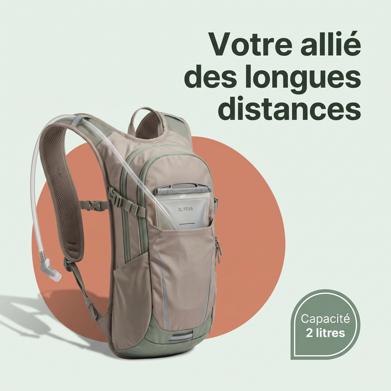 Votre allié des longues distances — Capacité 2 litres