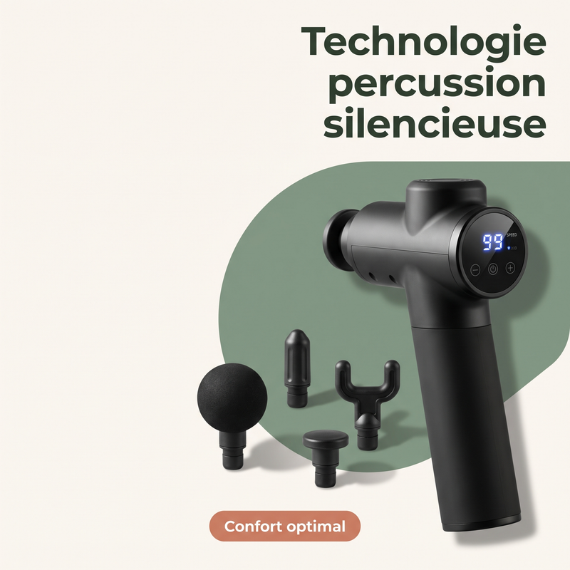 Technologie percussion silencieuse — Confort optimal