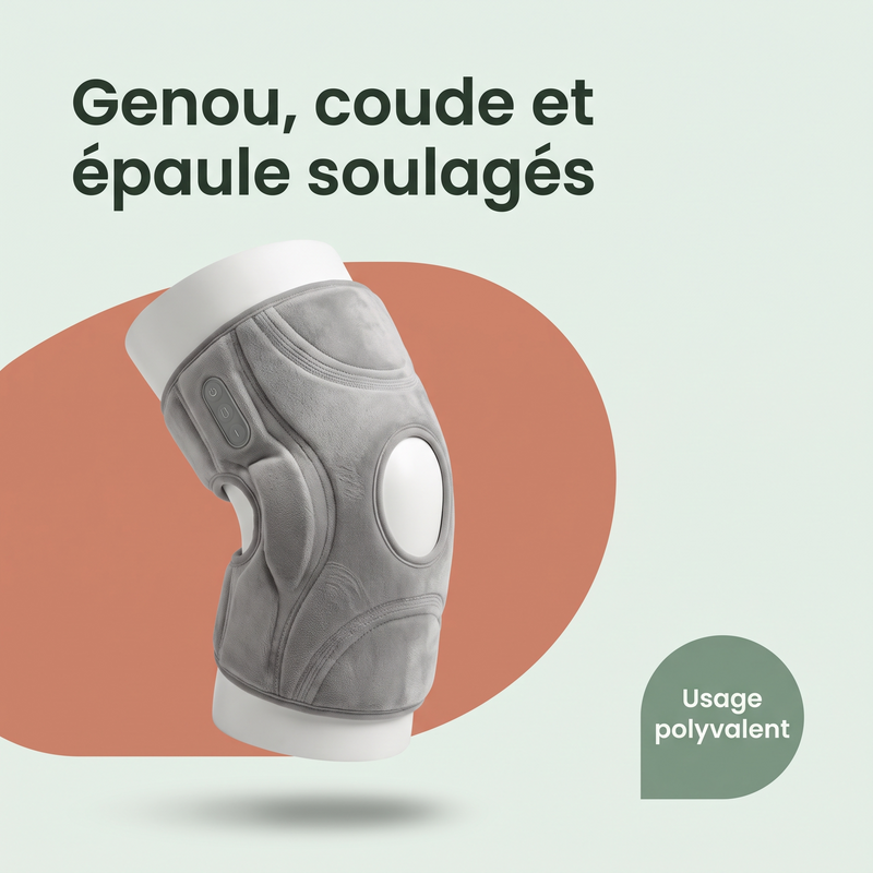Genou, coude et épaule soulagés — Usage polyvalent
