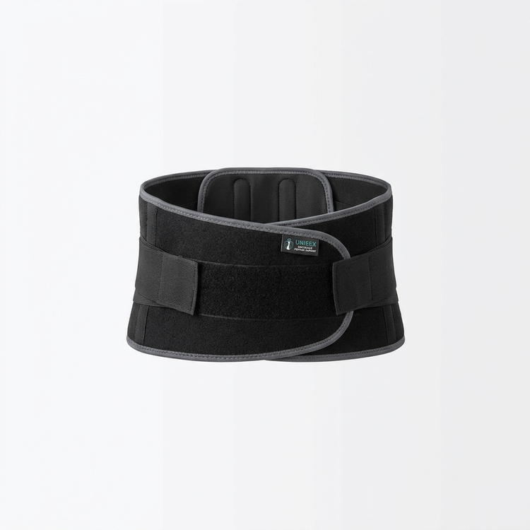 Correcteur de posture / ceinture abdominale — packshot fond blanc