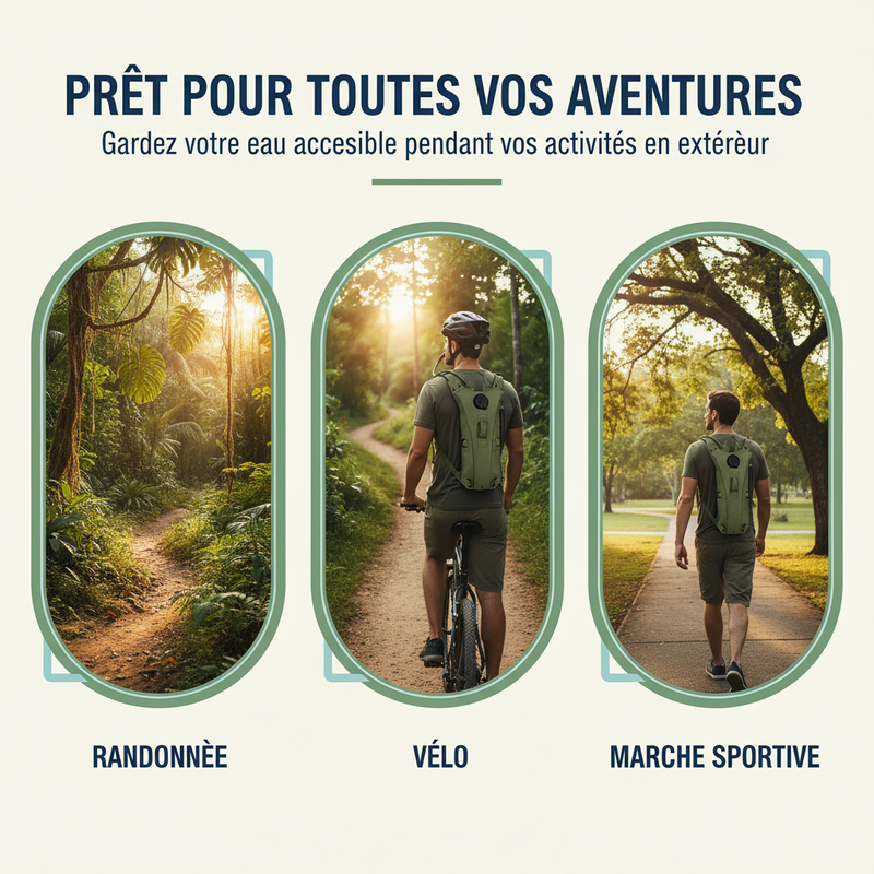 HydraPeak 3L Zénolya – Prêt pour toutes vos aventures – 3 activités