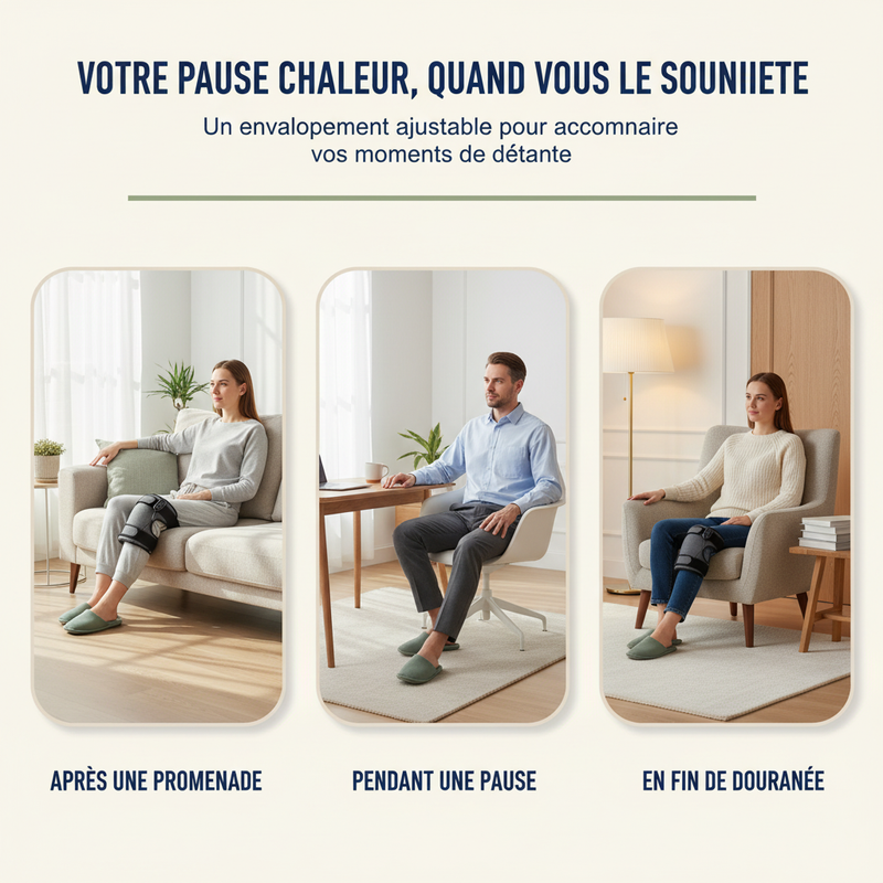 KneeWarm Zénolya – Votre pause chaleur, quand vous le souhaitez