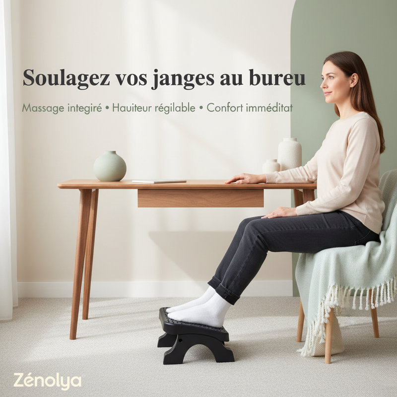 Repose-pieds Zénolya bénéfice principal