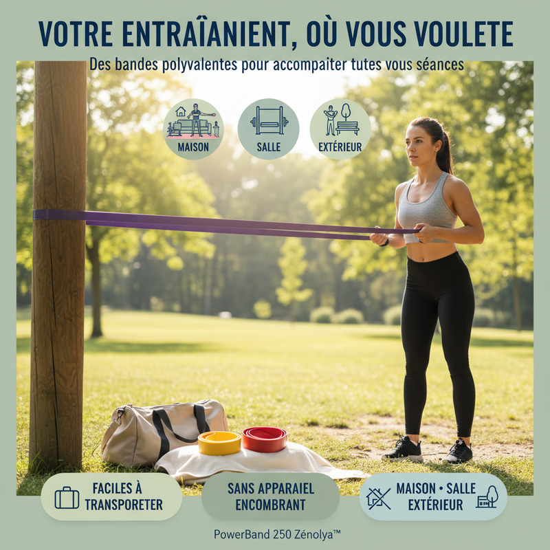 Votre entraînement, où vous voulez — PowerBand 250 Zénolya