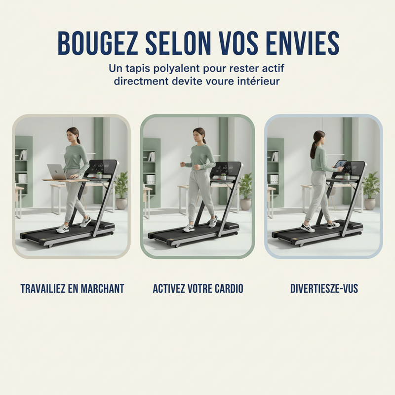 WalkDesk Zénolya – Bougez selon vos envies – 3 scènes polyvalence