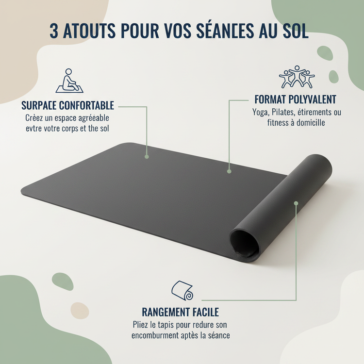 ZenMat Zénolya – 3 atouts pour vos séances au sol