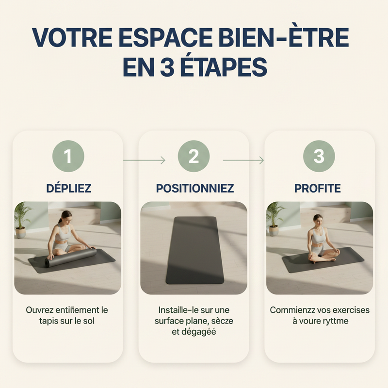 ZenMat Zénolya – Votre espace bien-être en 3 étapes