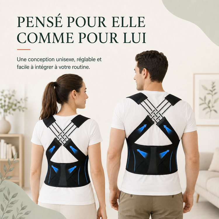 PostureFit Pro Zénolya – Maintien dorsal réglable – visuel du produit 2