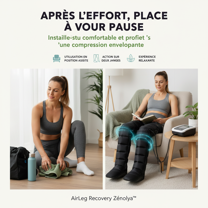 AirLeg Recovery Zénolya™ – Votre pause après l'effort