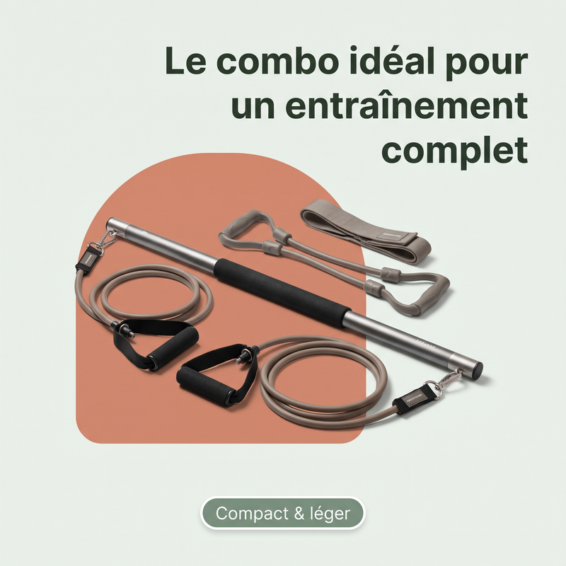 Le combo idéal pour un entraînement complet — Compact & léger