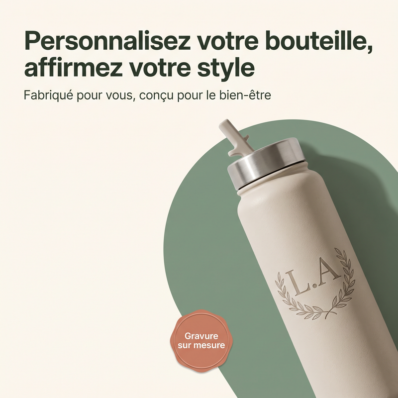 Personnalisez votre bouteille, affirmez votre style — Gravure sur mesure