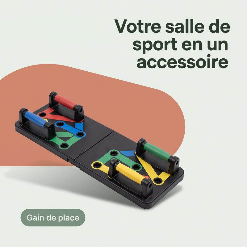 Votre salle de sport en un accessoire — Gain de place