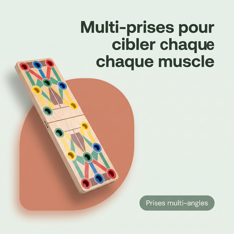 Multi-prises pour cibler chaque muscle — Prises multi-angles
