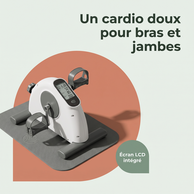 Un cardio doux pour bras et jambes — Écran LCD intégré