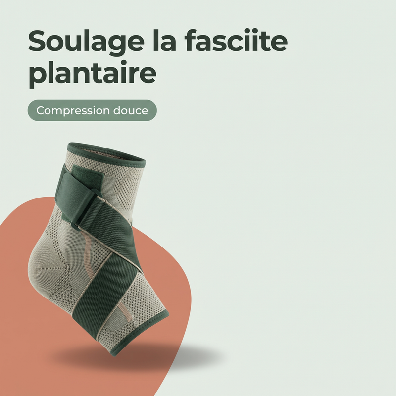 Soulage la fasciite plantaire — Compression douce