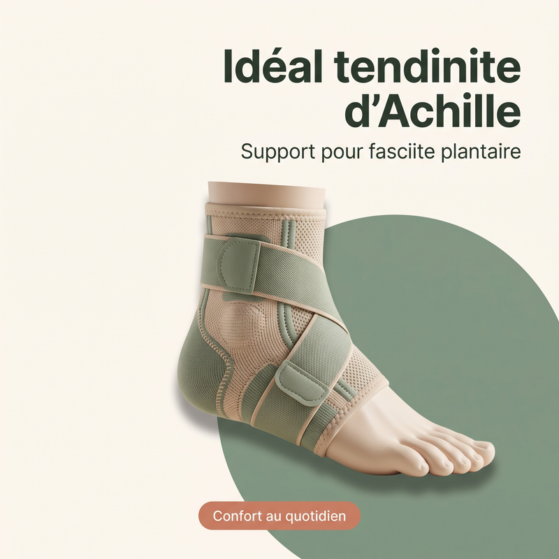 Idéal tendinite d'Achille — Compression douce