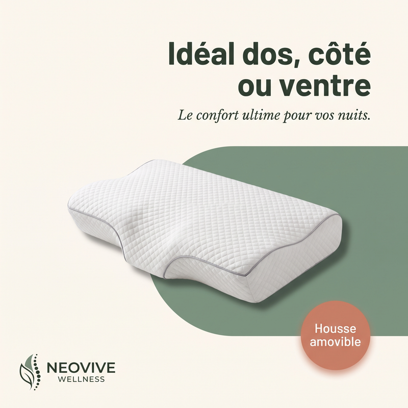 Idéal dos, côté ou ventre — Housse amovible