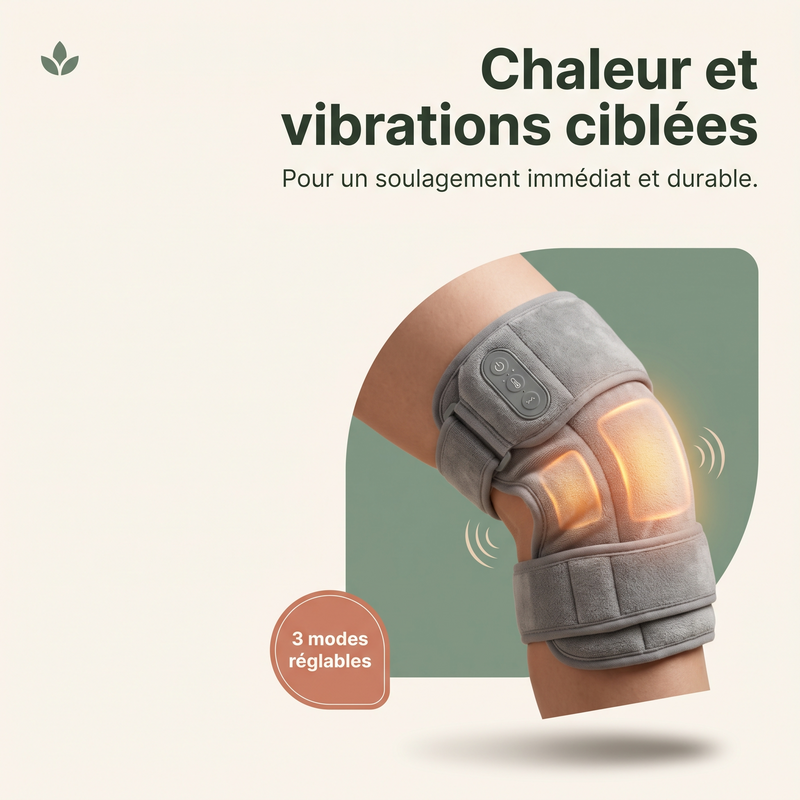 Chaleur et vibrations ciblées — 3 modes réglables