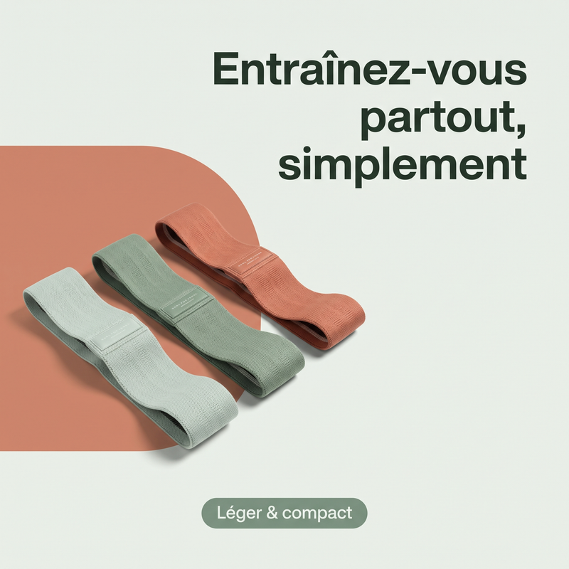 Entraînez-vous partout, simplement — Léger & compact