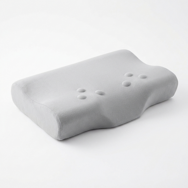 Oreiller cervical masseur de tête — packshot fond blanc