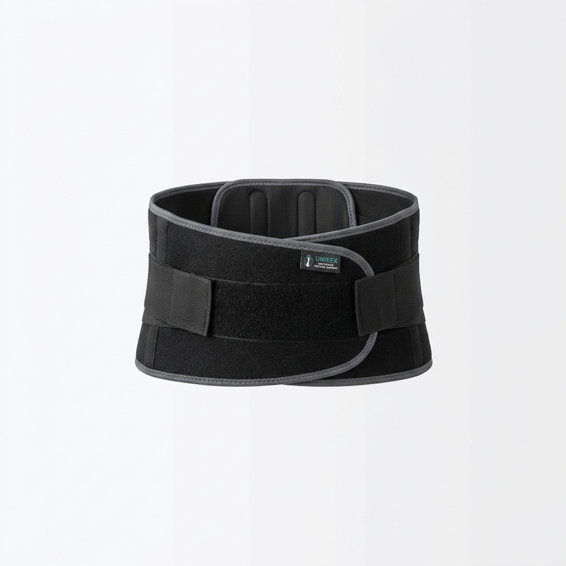 Correcteur de posture / ceinture abdominale — packshot fond blanc