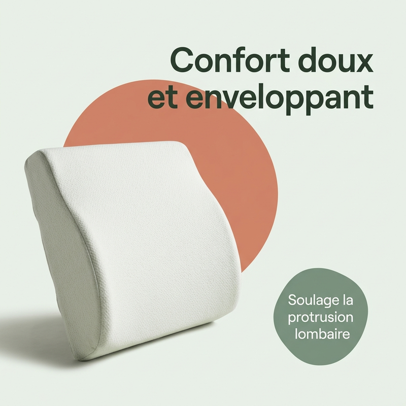 Confort doux et enveloppant — Soulage la protrusion lombaire
