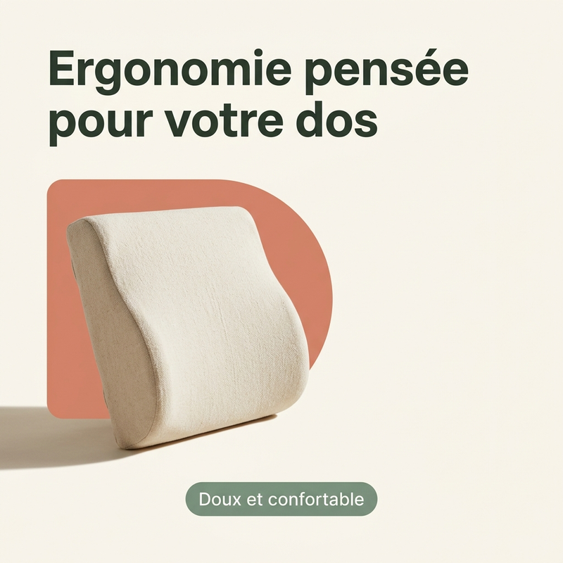 Ergonomie pensée pour votre dos — Doux et confortable