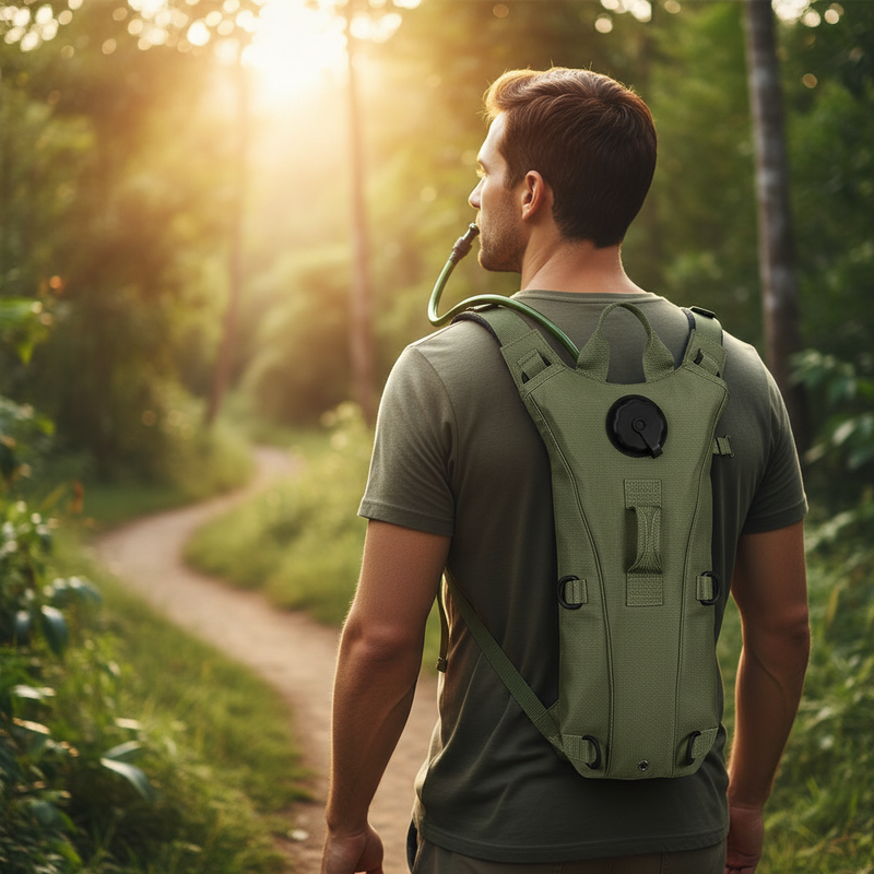 HydraPeak 3L Zénolya – Visuel lifestyle randonnée sans texte