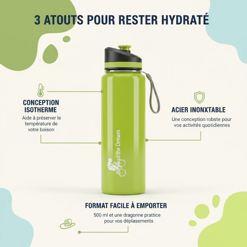 HydraRide 500 Zénolya – 3 atouts pour rester hydraté
