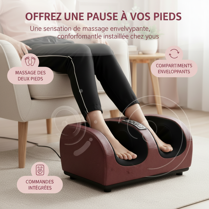 Masseur Shiatsu Zénolya – Offrez une pause à vos pieds avec texte