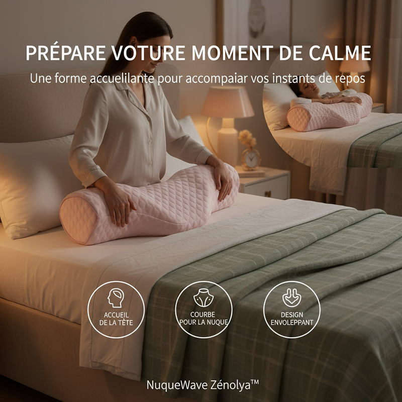 NuqueWave Zénolya™ — Visuel « Préparez votre moment de calme »