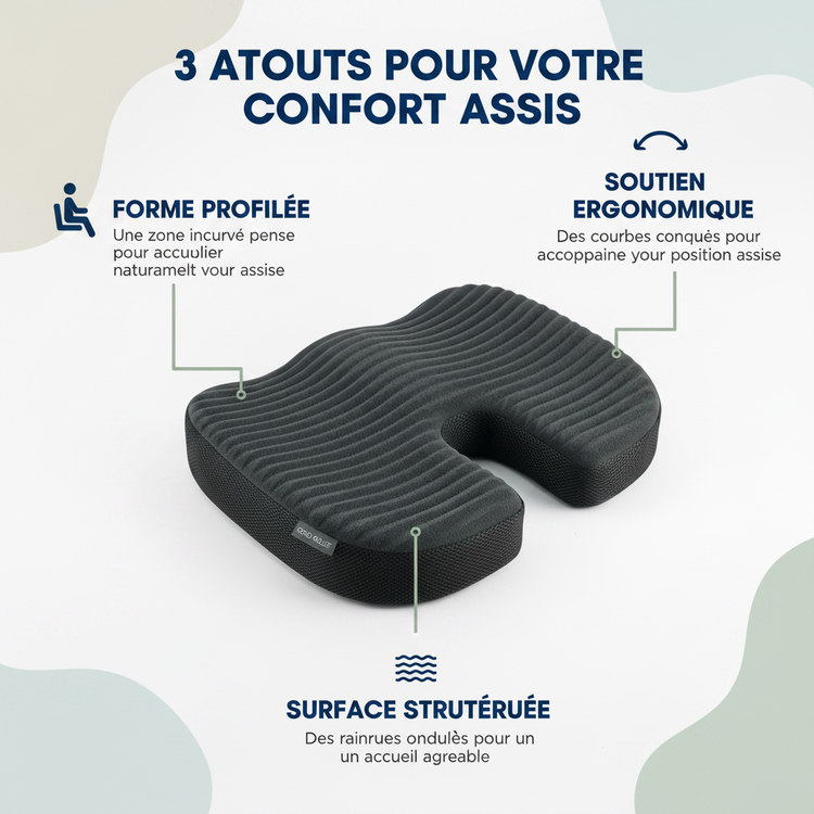 NuqueZen – 3 atouts pour votre confort assis