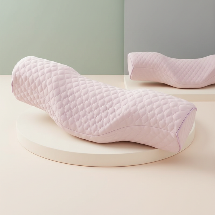 Oreiller masseur cervical Zénolya™ — Visuel produit premium sans texte (référence)