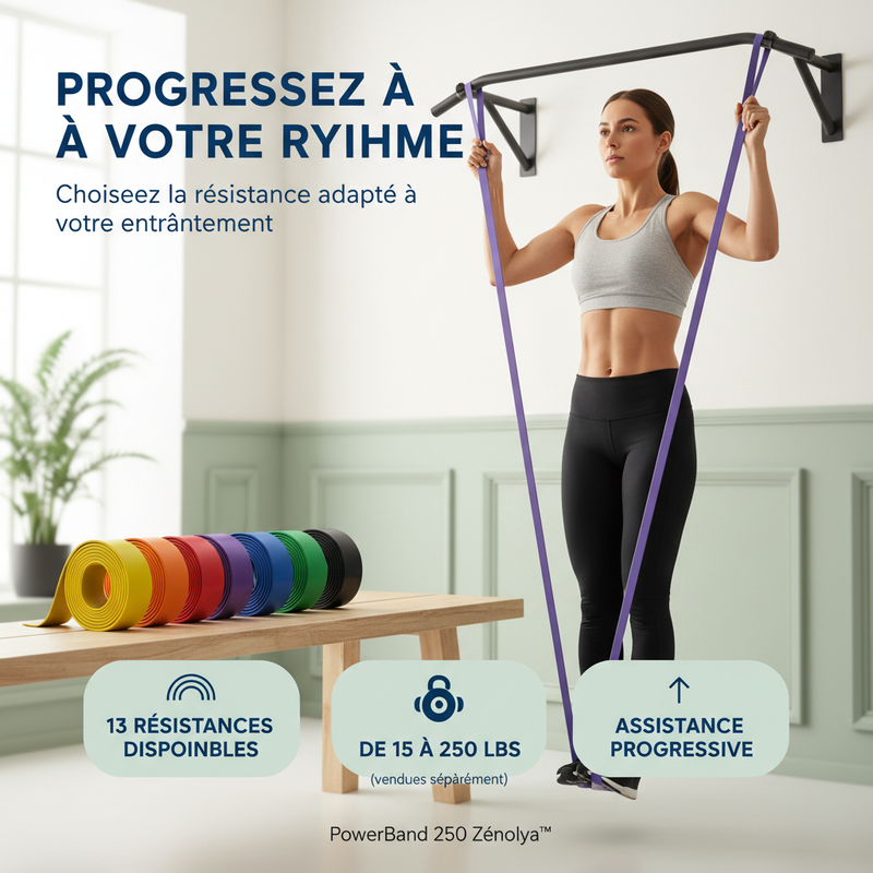 Progressez à votre rythme — PowerBand 250 Zénolya