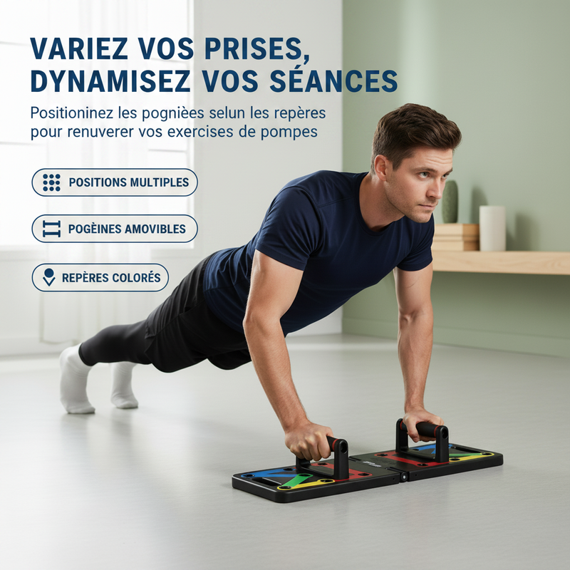 PushBoard Fold Zénolya – Variez vos prises, dynamisez vos séances