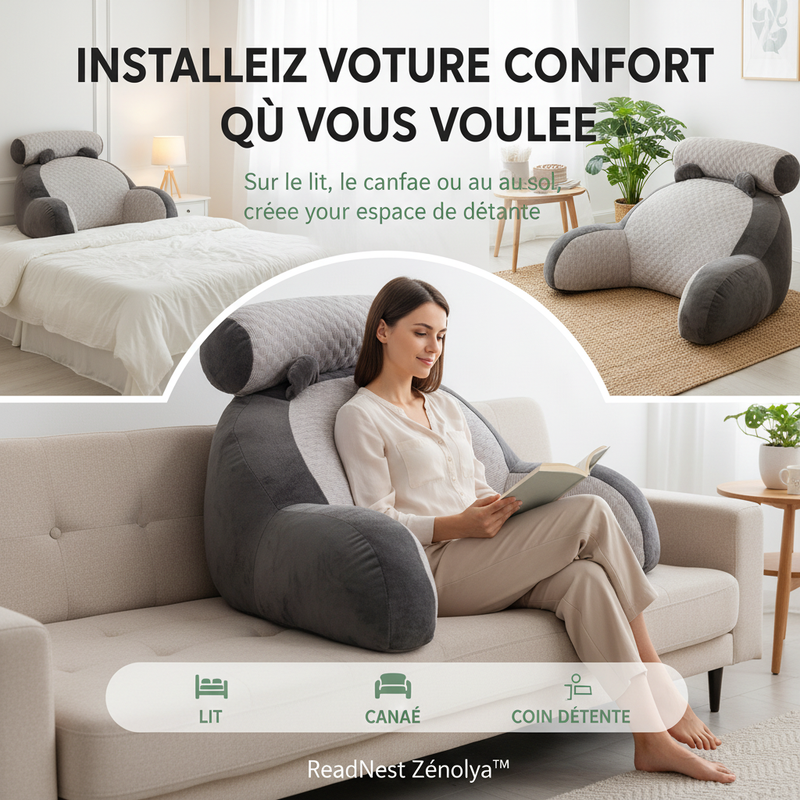 ReadNest Zénolya™ – Votre confort, où vous préférez
