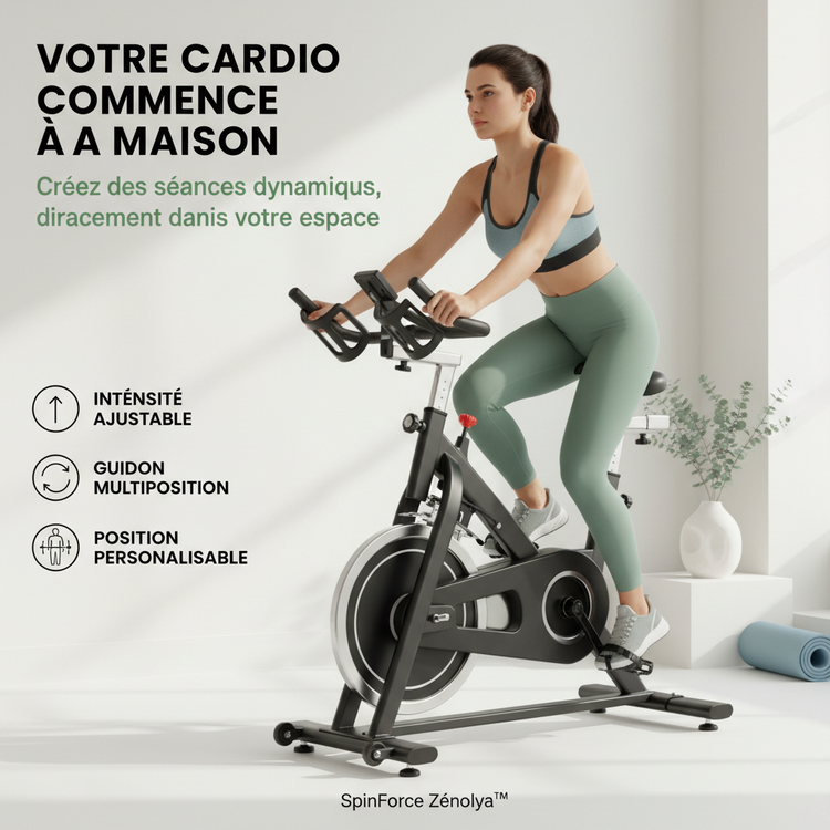 SpinForce Zénolya™ – Votre cardio à domicile