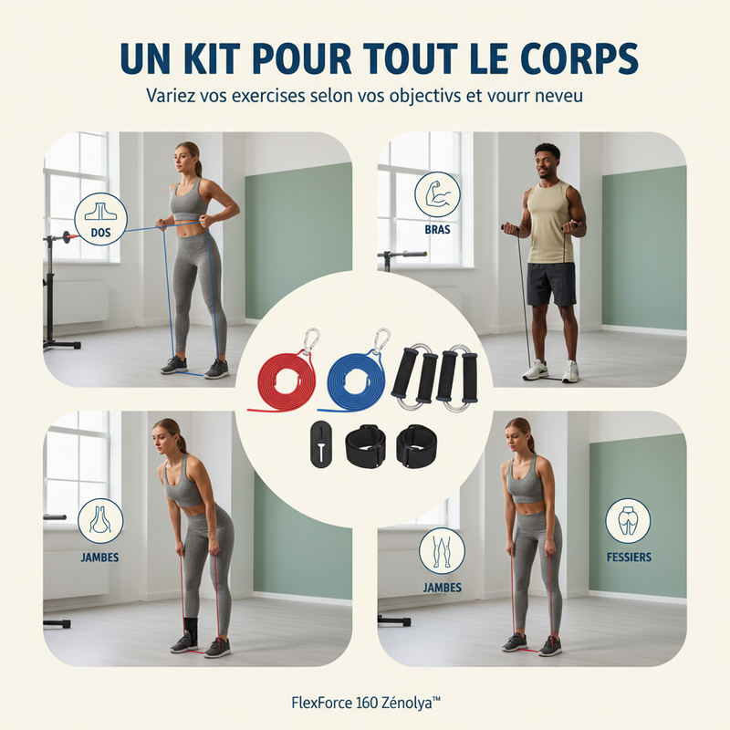 Un kit pour tout le corps — FlexForce 160 Zénolya