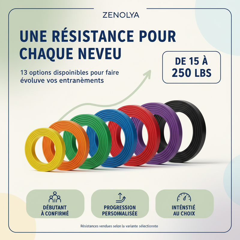 Une résistance pour chaque niveau — PowerBand 250 Zénolya