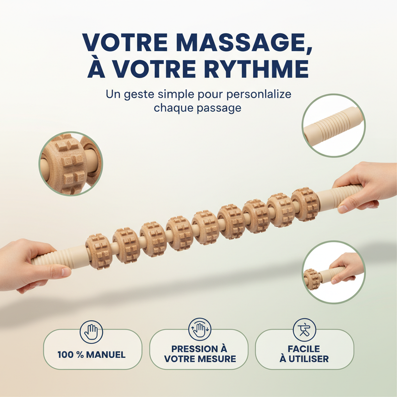 Votre massage, à votre rythme — RecoveryRoll Zénolya
